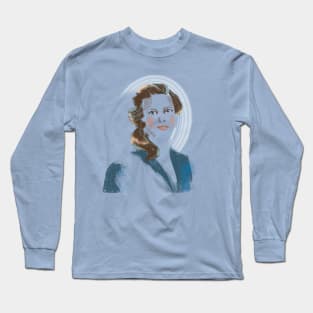 blue girl Long Sleeve T-Shirt